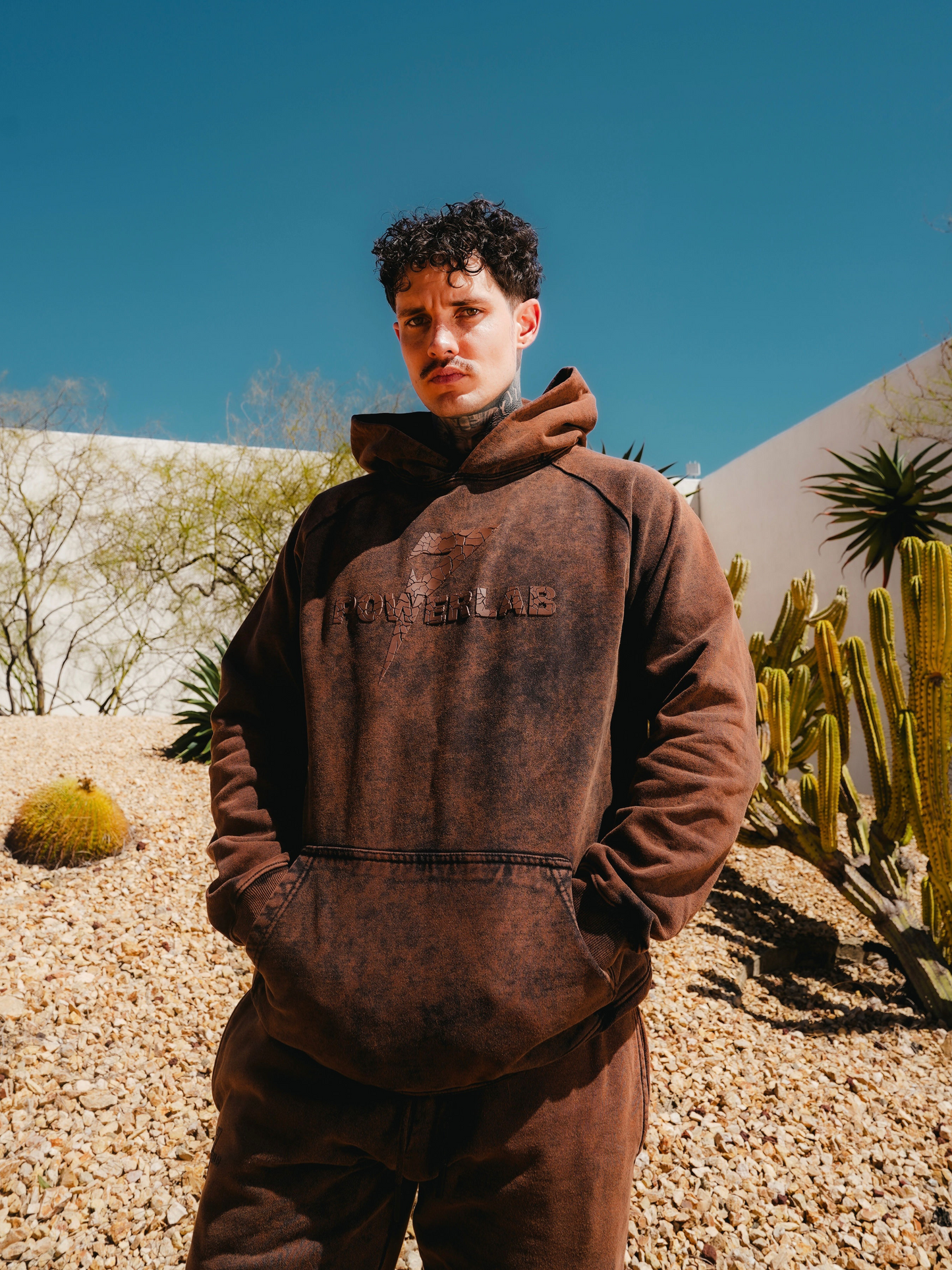 Rust Hoodie - Acid Wash