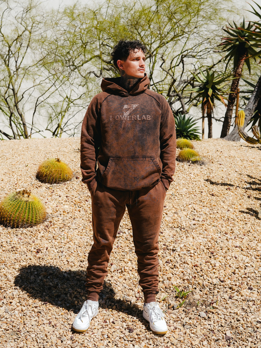 Rust Joggers - Acid Wash