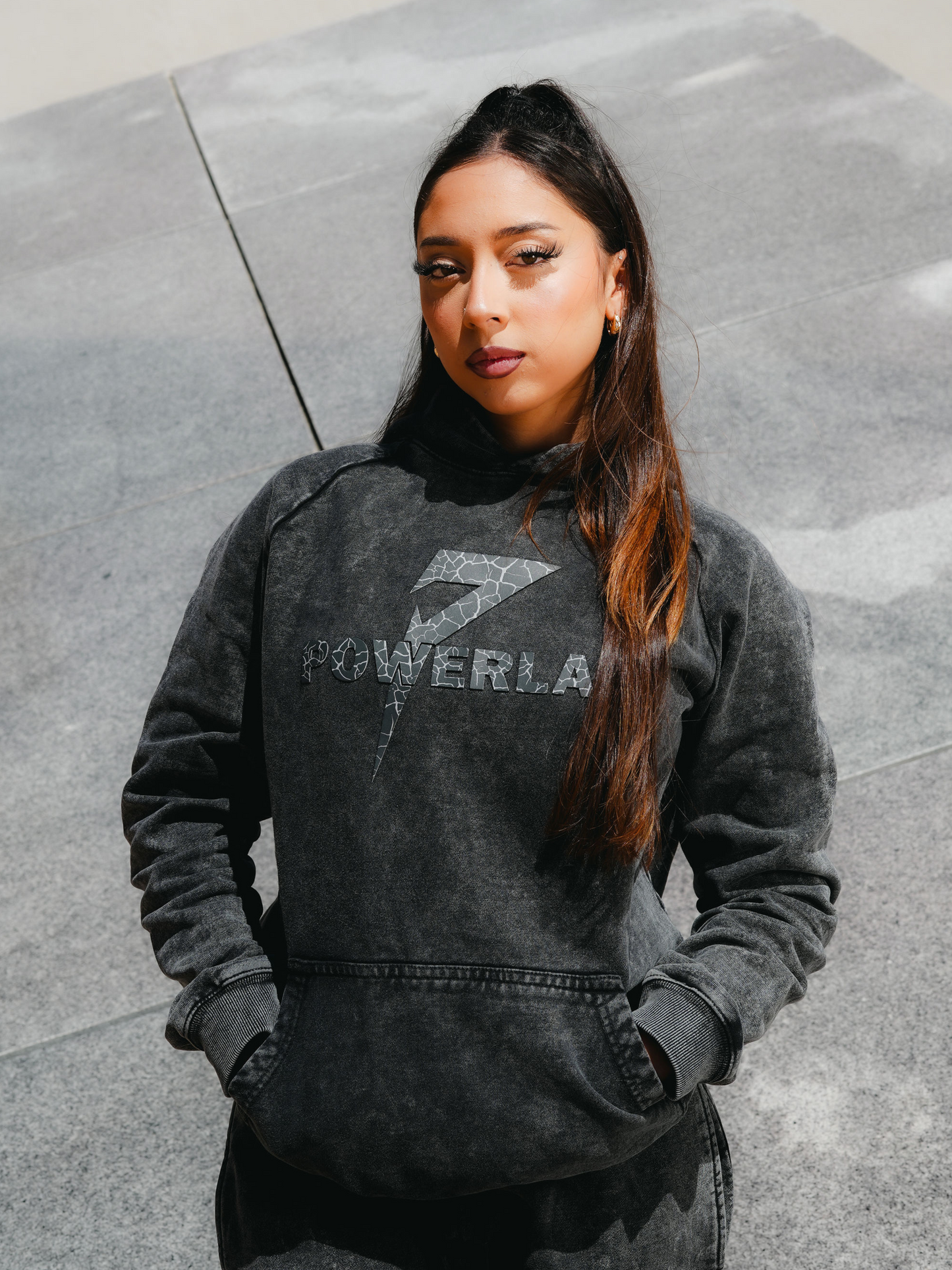 Graphite Hoodie - Acid Wash - 400 GSM